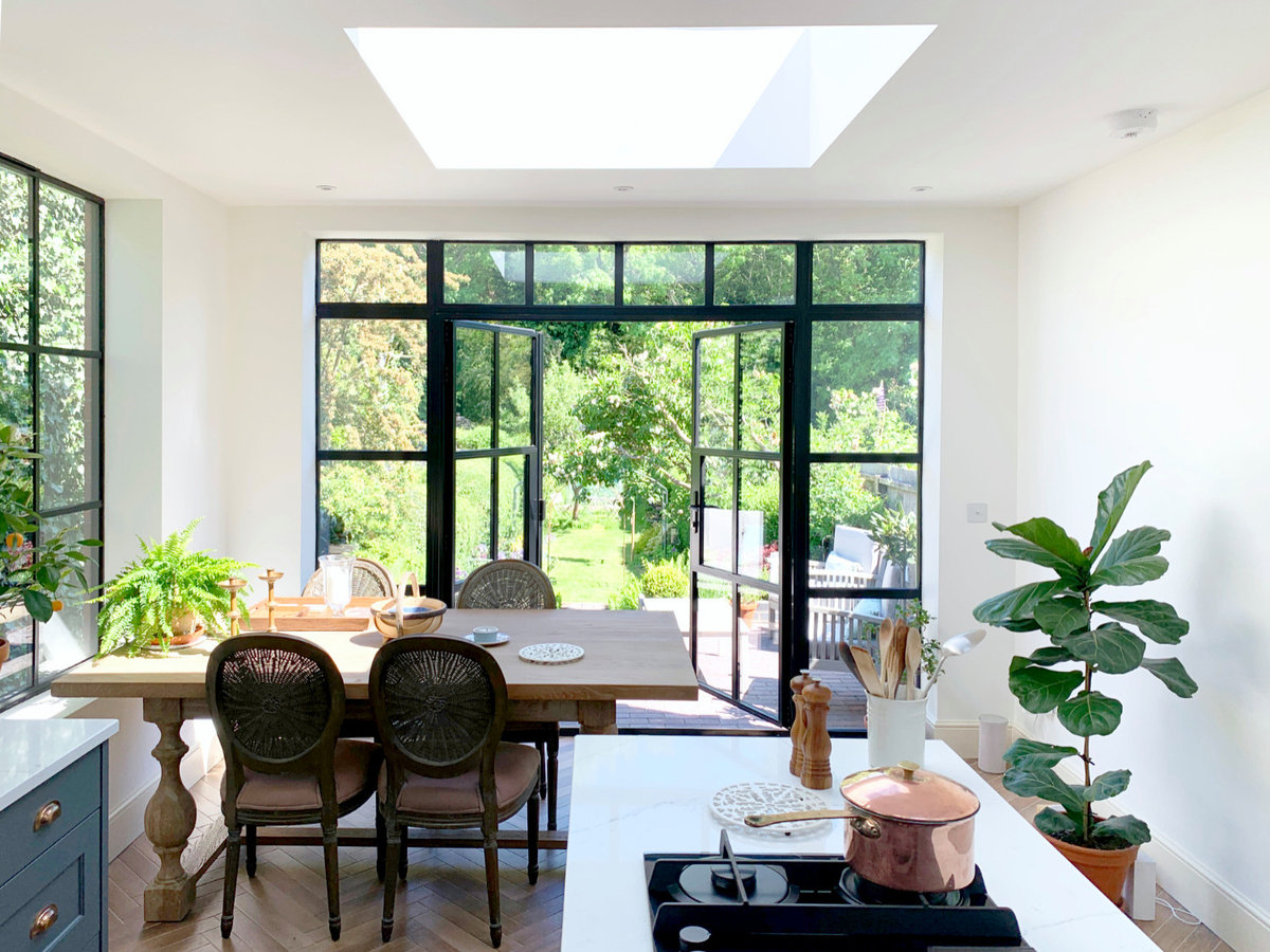 Crittall Doors bring the Garden in to the Space
