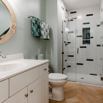 Modern Spa Basement Bath