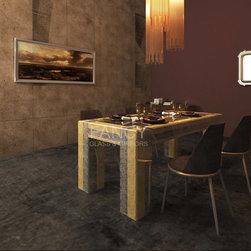POMPEI MIRRORED DINING TABLE - Products
