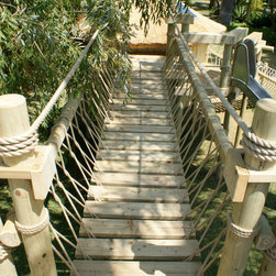 Rope Bridge by Treehouse Life - Garden Playhouses