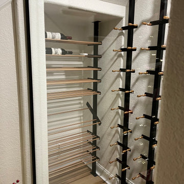 Floating Under the Stairs Wine Cellar