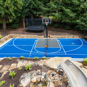Backyard Basketball Court