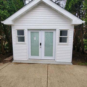 Converting a Backyard into a perfect Workshop