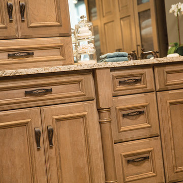 Cozy Cashew Master Bathroom Retreat