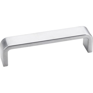 Elements - 4" Asher Cabinet Pull - Brushed Chrome