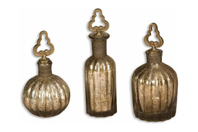 www.essentialsinside.com: kaho, perfume bottles, set of 3