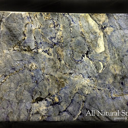 All Natural Stone - Azul Bahia Granite Slabs - Kitchen Countertops