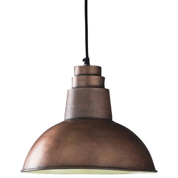 Handcrafted Indoor Mueller Hanging Lamp, Copper