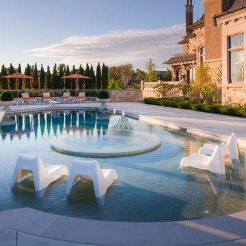 Classic Design Enhances a Massive Backyard