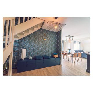 Projet N&P H/ Rénovation d'une entrée - Modern - Entry - Rennes - by ...