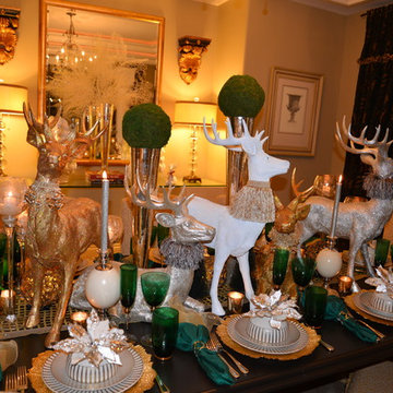 MY 2014 CHRISTMAS TREE, REINDEER & TABLE SETTINGS