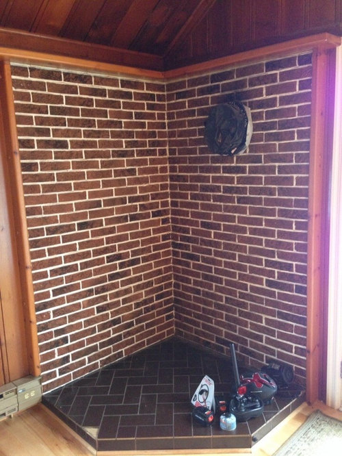 Really ugly brick walled corner