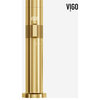 VIGO Jewel 11 in. H Single Handle Kitchen Bar Faucet, Matte Brushed Gold