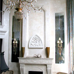 Mantel Collection: Florencia Mantel with Optional Overmantel - Fireplace Mantels