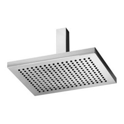 Symetrics | Showerhead with ceiling connection, 11 3/4" x 9 1/2" | Collection By - Bathroom Faucets And Showerheads