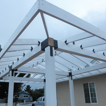 Pergola with a Dutch Gable Roof
