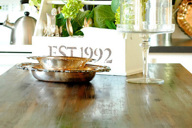 Eclectic kitchen photo in Portland