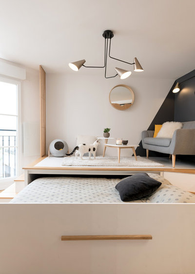 Современный Семейная комната by ATMOSPH&Egrave;RES DESIGN