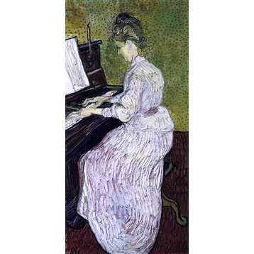 Vincent Van Gogh Marguerite Gachet at the Piano Wall Decal
