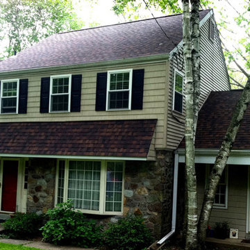 Asphalt Shingles Certainteed Landmark Burnt Sienna Roof Installation