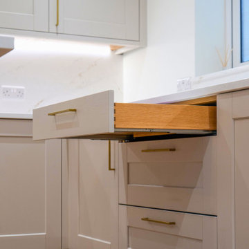 Grey Shaker Kitchen in Mickleover
