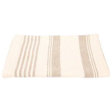 Linen Prewashed Bath Towel Linum, Cream, 70x130cm