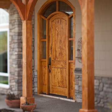 Rogue Valley Entry Doors - Specialty rustic all wood entry, decorative