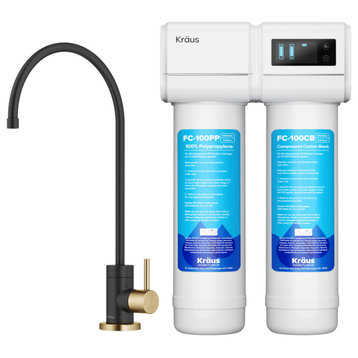 Kraus FS-1000-FF-100 Purita 1 GPM Cold Water Dispenser - Brushed Brass / Matte
