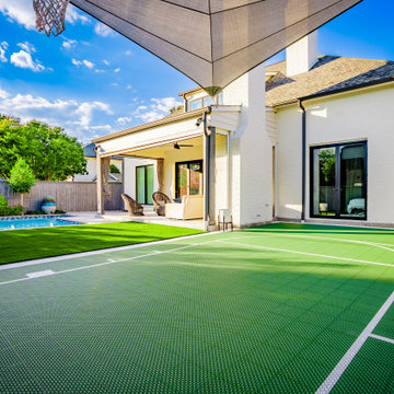 All-Season Court & Cove | North Texas Landscape Design