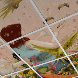 Custom Printed FoldScape Drop Ceiling Tiles - Ceiling Tile