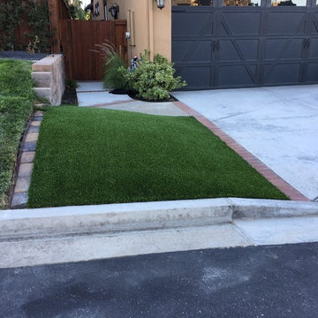 Contemporary Front Yard Installation