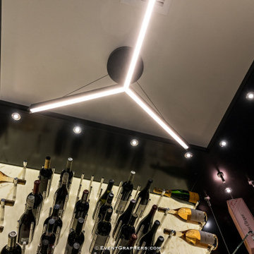 Glass Enclosed Elegant Wine Cellar By Papro Consulting