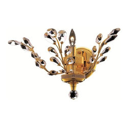 Elegant Lighting - Elegant Lighting 2011W16G/EC Wall Sconce Orchid - Wall Sconces