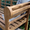 Lutyens Teak Wood 4 Feet Outdoor Bench