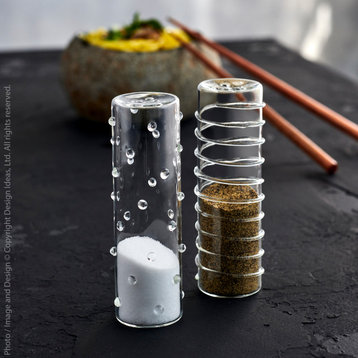 Livenza Glassware, Salt and Pepper
