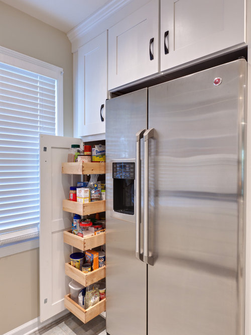 Cabinet Next To Fridge | Houzz