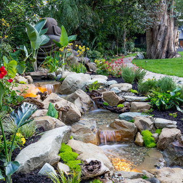 Waterfall Stream Dream Home Pond