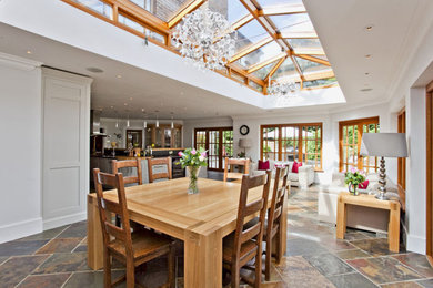 Photo of a modern dining room in Buckinghamshire.