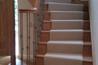 This is an example of a traditional staircase in Surrey.