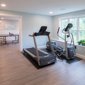 2019 Traditional Basement Entertainment Remodel