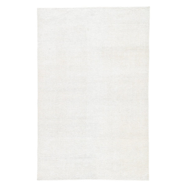 Jaipur Living Limon Indoor/Outdoor Solid White Area Rug, 5'x8'