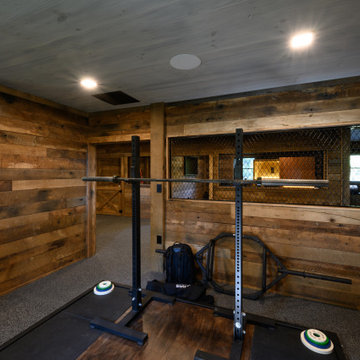 Home fitness wishes transforms an unused Horse Barn/Stables