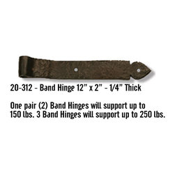 Gate Band Hinges - Brackets