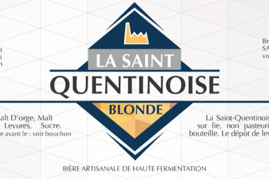 Saint-quentinoise Blonde étiquette