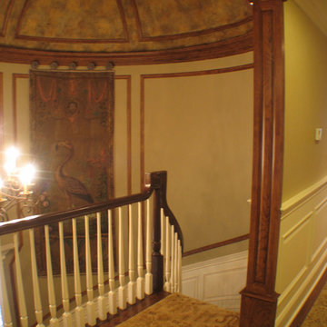 Marmorino plaster on dome ceiling