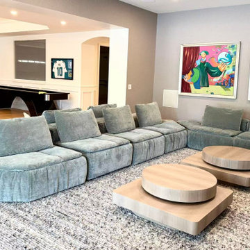 Luxury Media Room & Entertainment Lounge Design