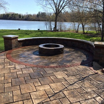 Round Block Fire Pit