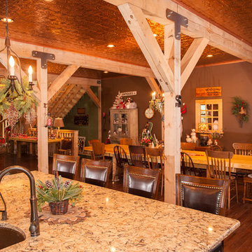 Holiday Gambrel Barn Home