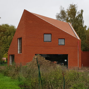 Construction d'une maison individuelle dans le Pévèle - Chantier en cours