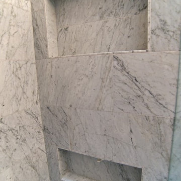 White Master Bath remodel